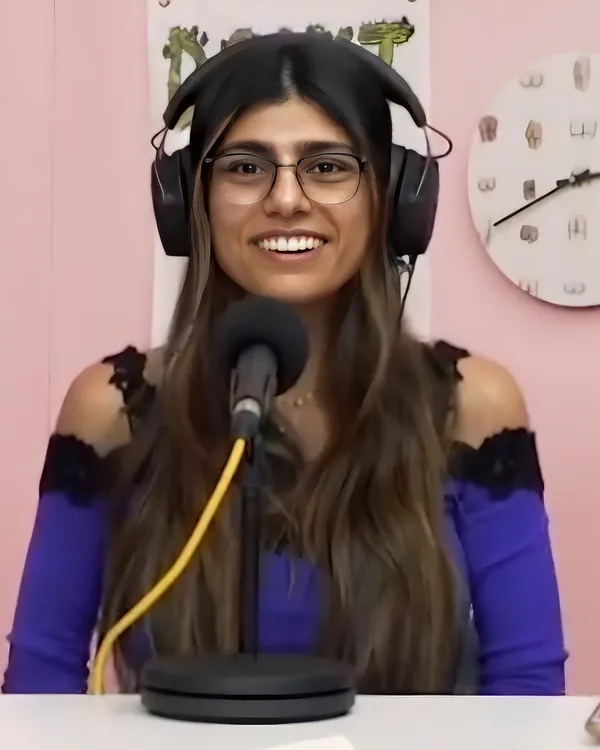 Portrait of Mia Khalifa, photographed by Hey B*tch! Highlights